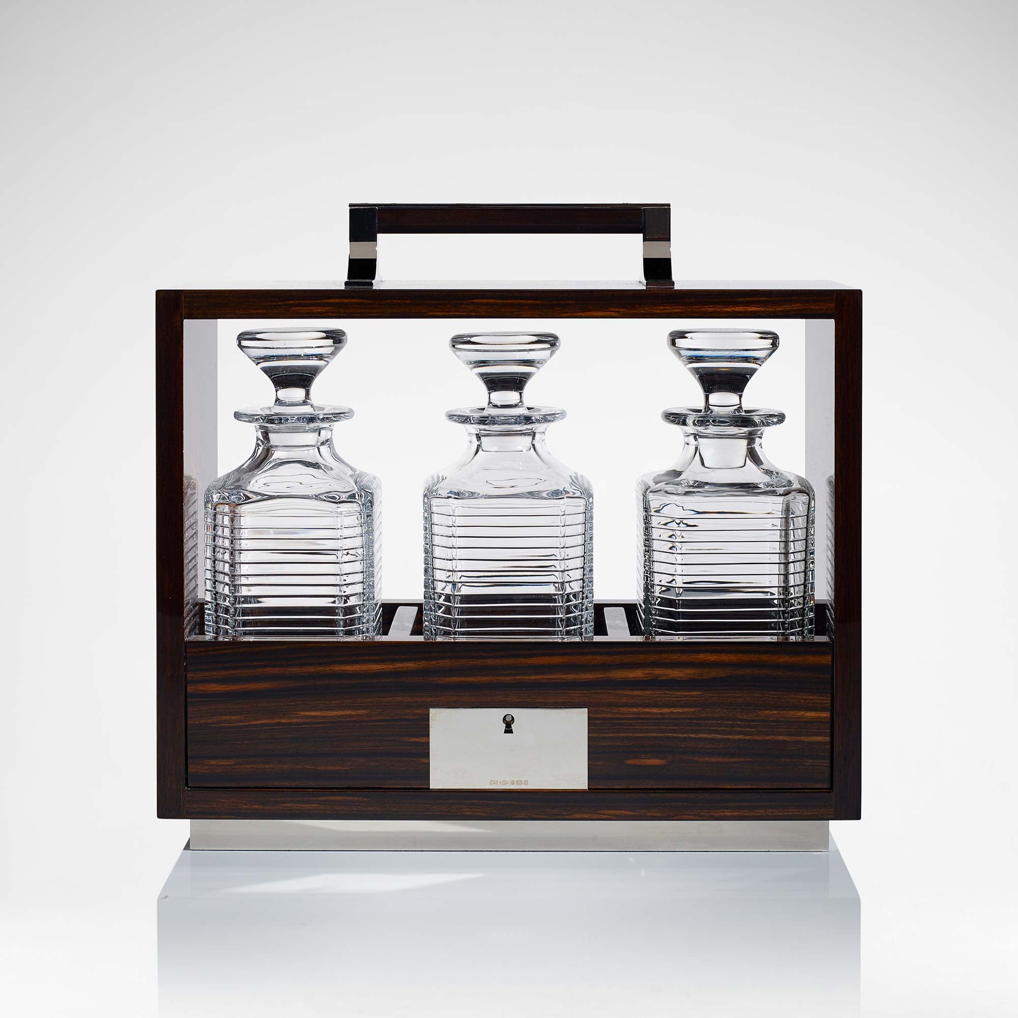 Trafalgar Triple Tantalus | Luxury Home Accessories & Gifts | LINLEY