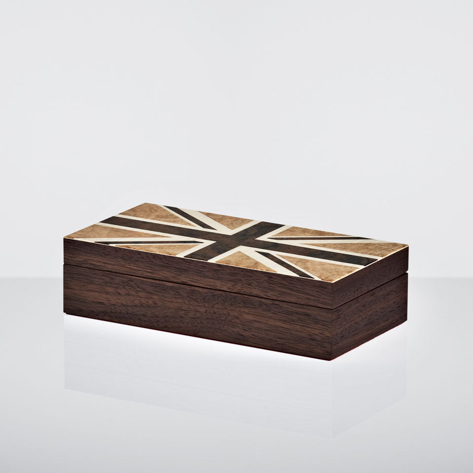 Union Jack Cufflink Box | Luxury Home Accessories & Gifts | LINLEY
